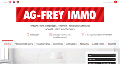 Desktop Screenshot of ag-freyimmo.net
