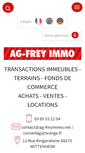 Mobile Screenshot of ag-freyimmo.net